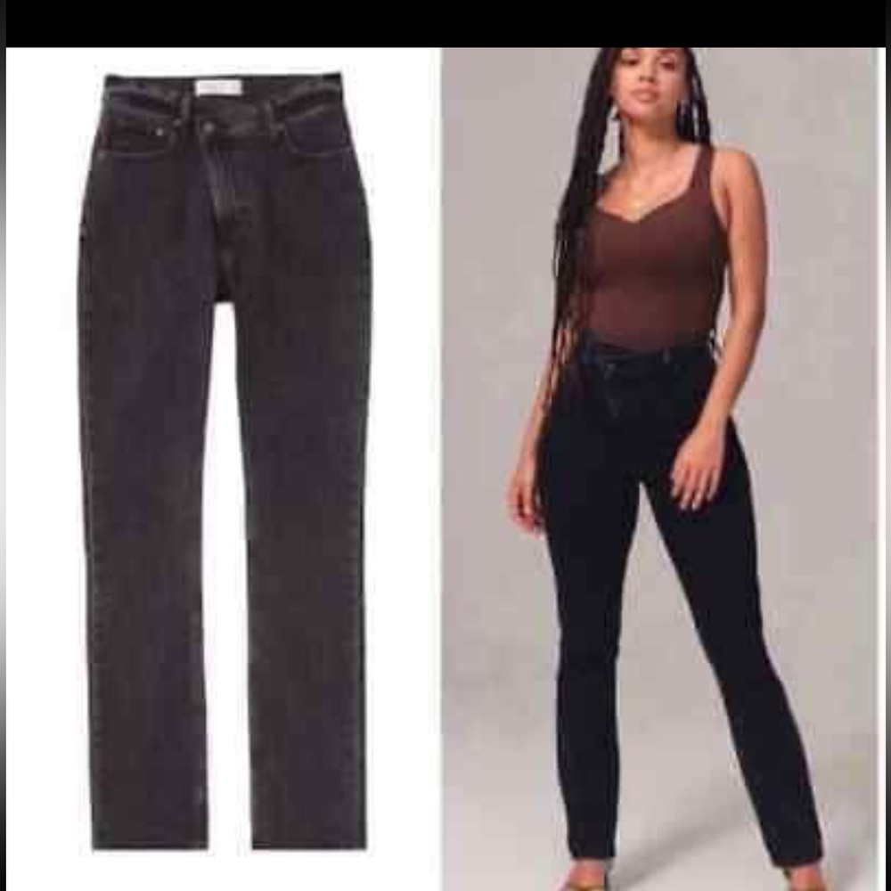 NWOT Ultra High Rise 90s‎ Slim Straight Jean size 27